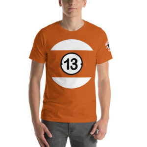 MGear Brunswick 13 Ball Short-Sleeve Unisex Billiards Pool Player T-Shirt