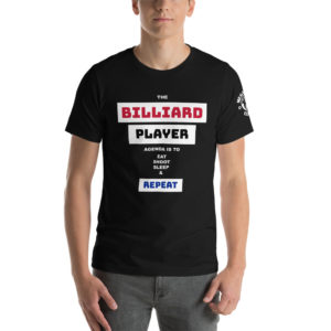 MGear Agenda Short-Sleeve Unisex Billiards Pool Player T-Shirt