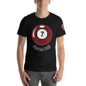 MGear Brunswick Seven Ball Short-Sleeve Unisex Billiards Pool Player T-Shirt