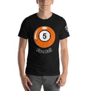MGear Brunswick Five Ball Short-Sleeve Unisex Billiards Pool Player T-Shirt