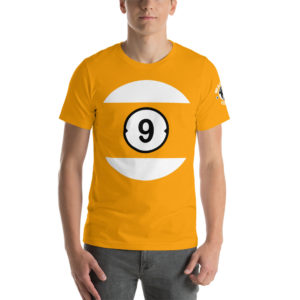 MGear Brunswick 9 Ball Short-Sleeve Unisex Billiards Pool Player T-Shirt