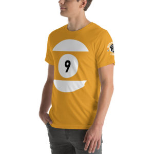 MGear 9 Ball Short-Sleeve Unisex Billiards Pool Player T-Shirt