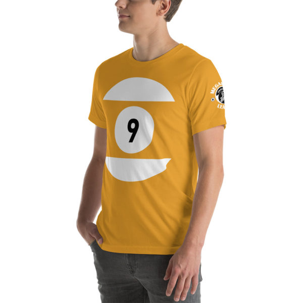 unisex premium t shirt mustard left front 609adef456cbb