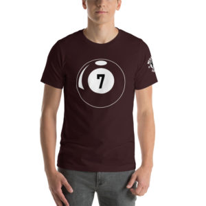 MGear 7 Ball Short-Sleeve Unisex Billiards Pool Player T-Shirt