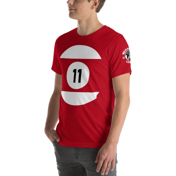 unisex premium t shirt red left front 6091a1b2b4594