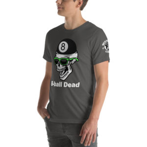 MGear 8-Ball Dead Short-Sleeve Unisex Billiards Pool Player T-Shirt
