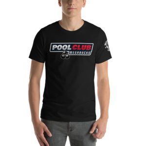 MGear Pool Club Short-Sleeve Unisex Billiards Pool Player T-Shirt
