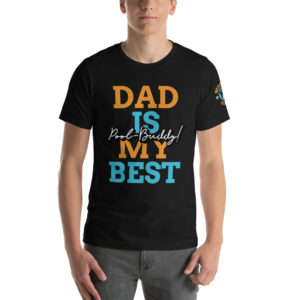 MGear Dad is My Best Buddy Short-Sleeve Unisex Billiards Pool Player T-Shirt