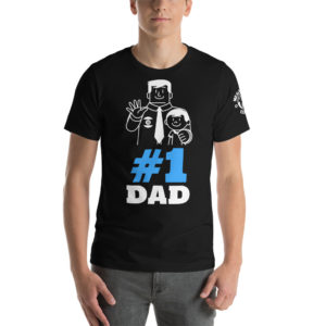 MGear No. 1 Dad Short-Sleeve Unisex Billiards Pool Player T-Shirt