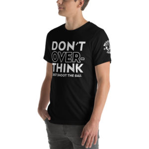 MGear “Don’t Over Think” Short-Sleeve Unisex Billiards Pool Player T-Shirt