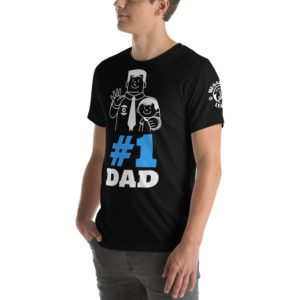 MGear No. 1 Dad Short-Sleeve Unisex Billiards Pool Player T-Shirt