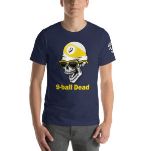 MGear 9-Ball Dead Short-Sleeve Unisex Billiards Pool Player T-Shirt