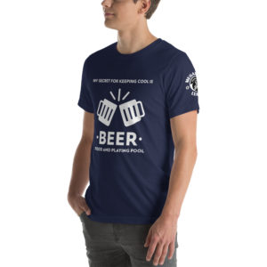 MGear “The Secret” Short-Sleeve Unisex Billiards Pool Player T-Shirt