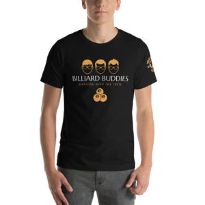 MGear “Billiard Buddies” Short-Sleeve Unisex Billiards Pool Player T-Shirt
