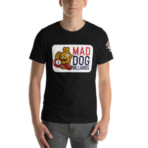 MGear “Mad Dog Billiards” Short-Sleeve Unisex Billiards Pool Player T-Shirt