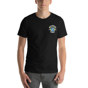 MGear Billiards Shirt | Pool T-Shirt | “Rack Your Own Back Print” Short-Sleeve Unisex Billiards Pool Player T-Shirt