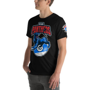 MGear “Silent Panthers” Short-Sleeve Unisex Billiards Pool Player Team T-Shirt