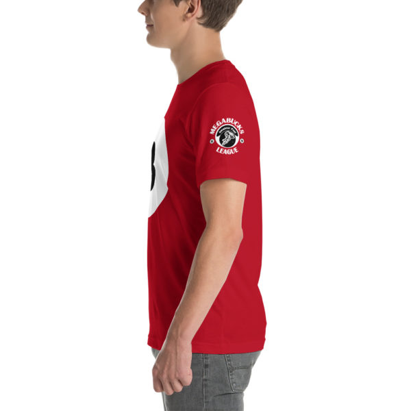 unisex staple t shirt red left 611427bc2400a