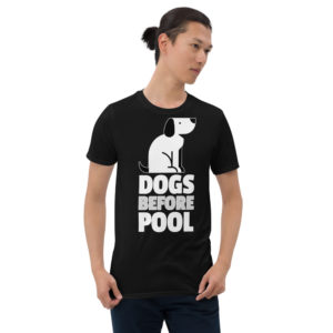 MGear Dogs Before Pool Short-Sleeve Unisex Billiards Pool Player T-Shirt