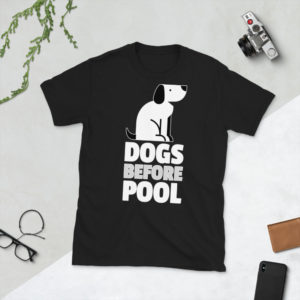 MGear Dogs Before Pool Short-Sleeve Unisex Billiards Pool Player T-Shirt