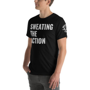 MGear BW Sweating The Action Short-Sleeve Unisex Billiards Pool Player T-Shirt